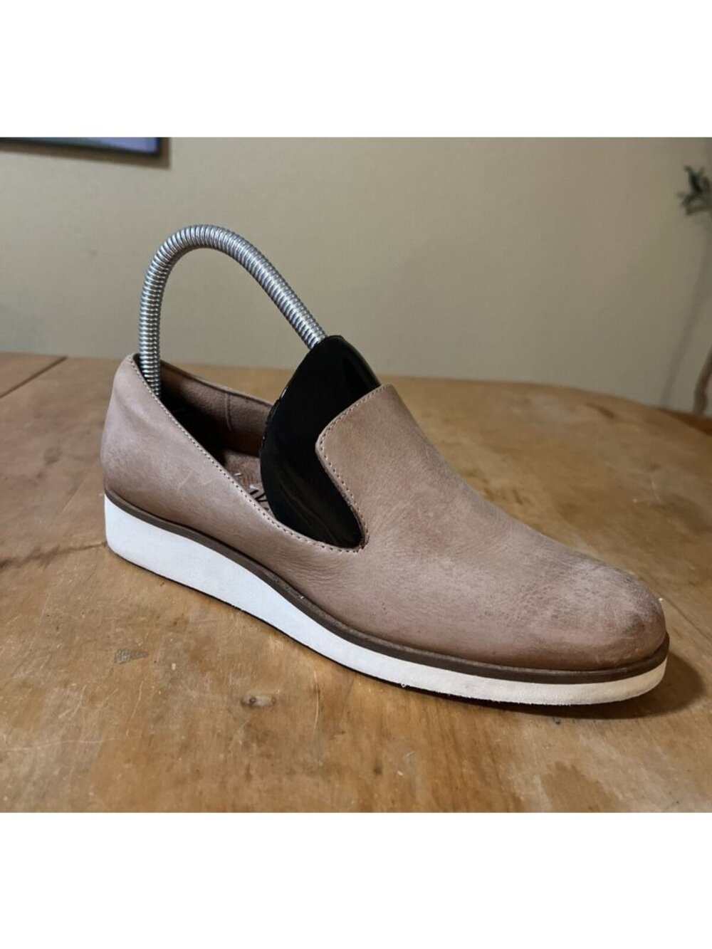 Softwalk Leather  Slide on Sneakers Size 7M Blush